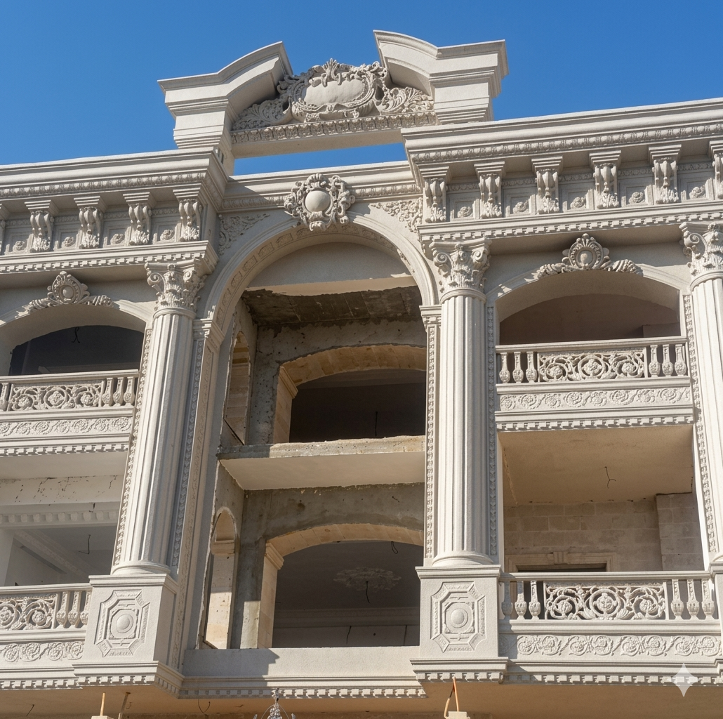 تصميم كلاسيكي — واجهة فاخرة